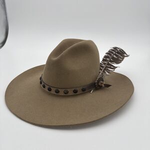 Stetson Men's 4X Broken Bow American Buffalo Collection Felt Cowboy Hat (6 5/8?)